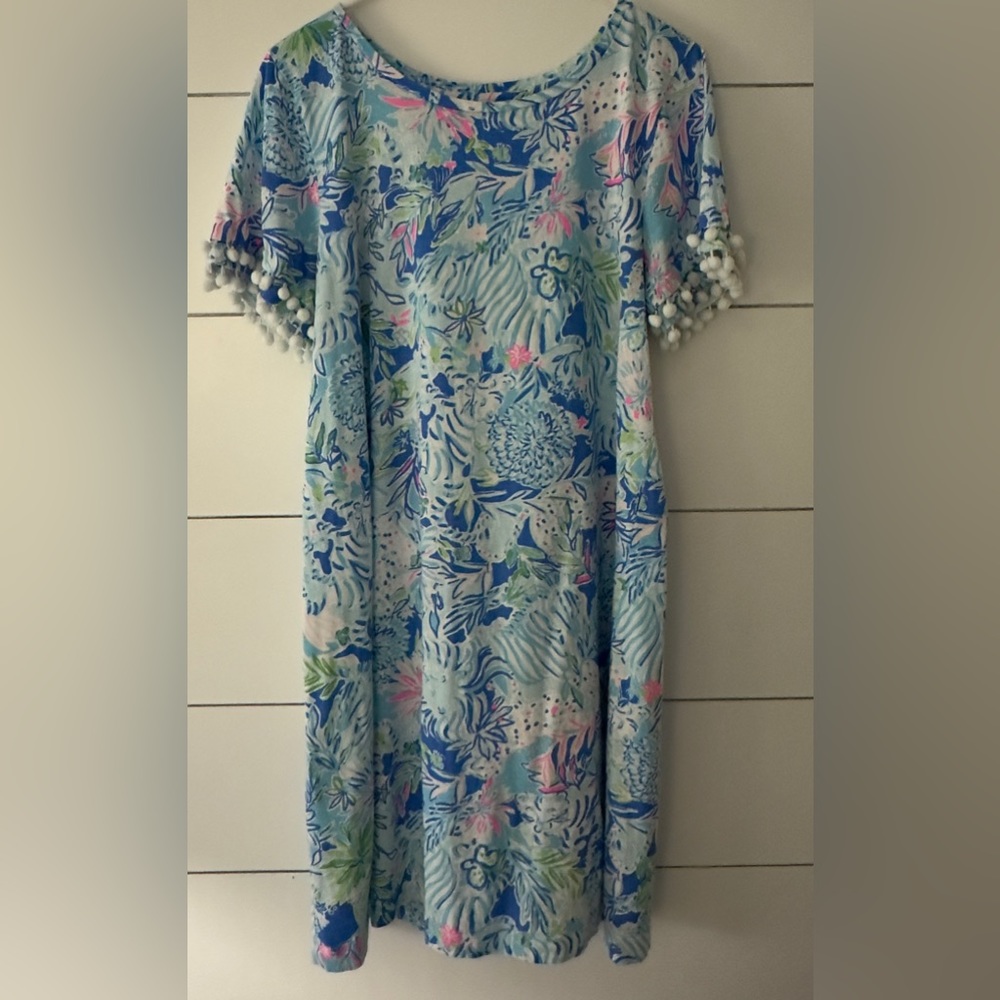 Lilly Pulitzer Lissie Dress Coastal Blue Lion
Around